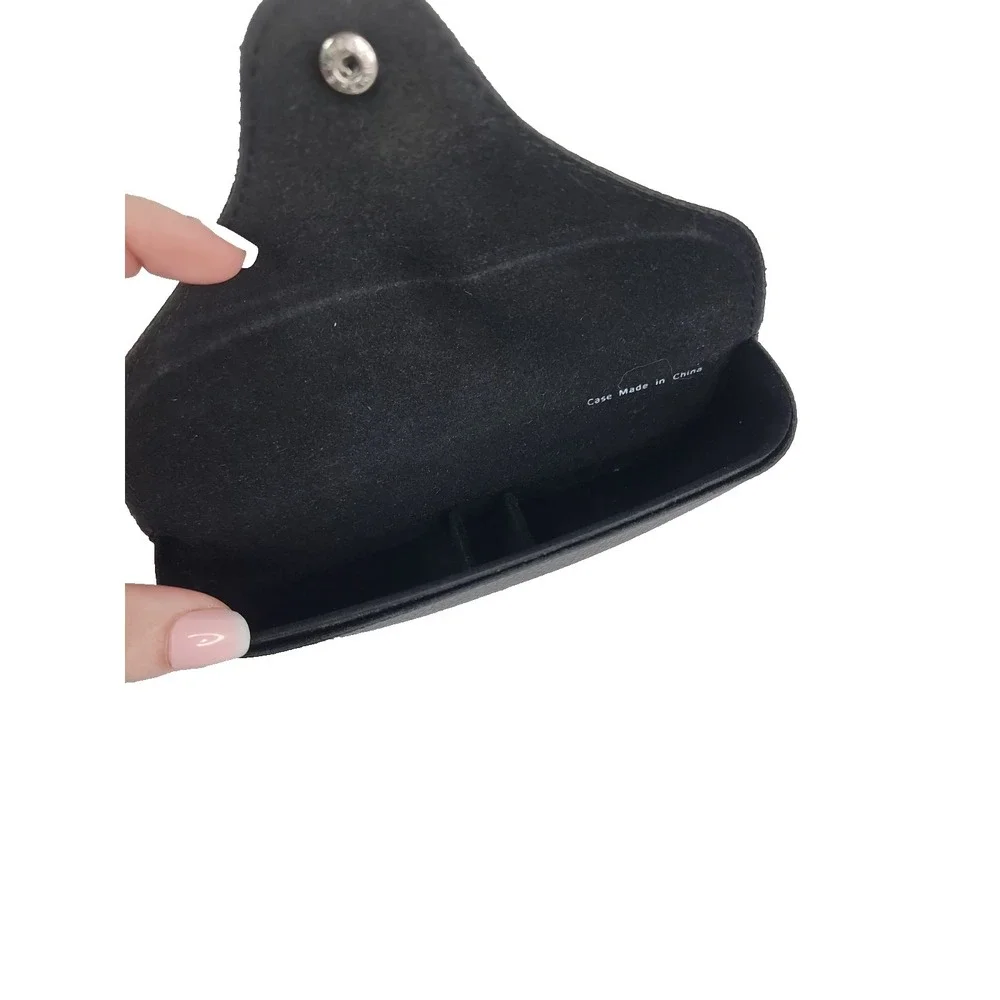 Ray-Ban Eyeglass Sunglasses Case Black Snap Closure Soft Lining Replacement